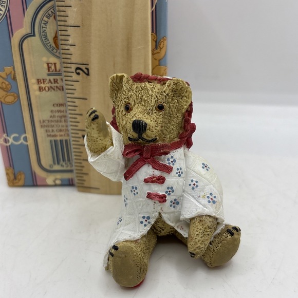 CENTIMENTAL BEARS 1994 Elly May WITH BOX BY ENESCO - Picture 5 of 5